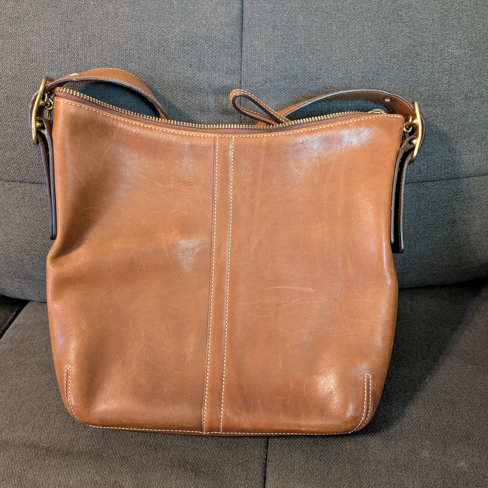 Coach Tan Leather Women's Cross Body Bag